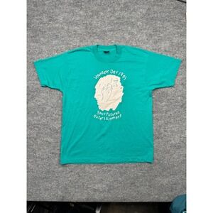 Vintage 1993 Sony Pictures Entertainment T-Shirt XL Screen Stars Teal Green 90s‎